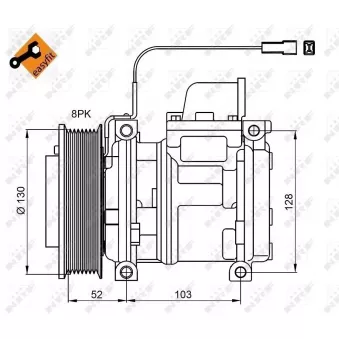 Compresseur, climatisation NRF OEM A9062302011