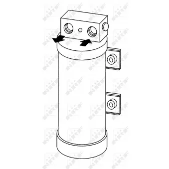 Filtre déshydratant, climatisation NRF 33135