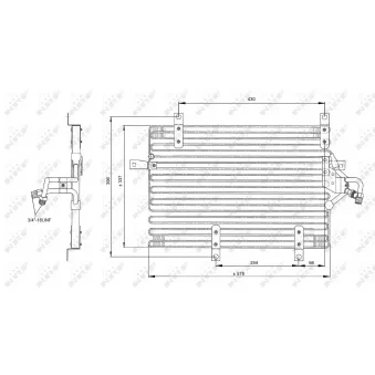 Condenseur, climatisation NRF 35052