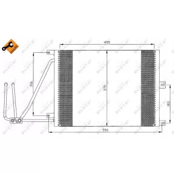 Condenseur, climatisation NRF 35292