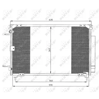 Condenseur, climatisation NRF 35339