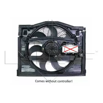 Ventilateur, refroidissement du moteur NRF 47027 pour BMW Série 3 320 i - 163cv
