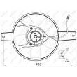 NRF 47540 - Ventilateur, refroidissement du moteur