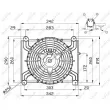 NRF 47668 - Ventilateur, refroidissement du moteur