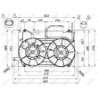 NRF 47673 - Ventilateur, refroidissement du moteur