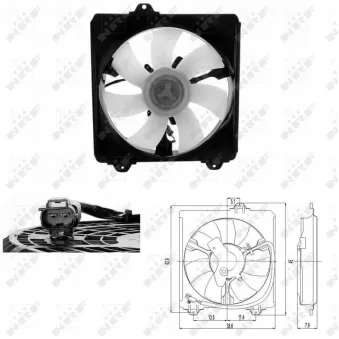 Ventilateur, refroidissement du moteur NRF [47695]