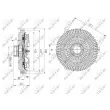 Embrayage, ventilateur de radiateur NRF [49593]