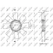 Roue du souffleur, refroidissementdu moteur NRF [49836]