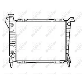 Radiateur, refroidissement du moteur NRF [50250]