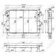 Radiateur, refroidissement du moteur NRF [52144]