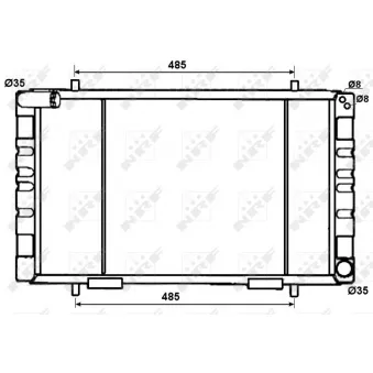 NRF 53070 - Radiateur, refroidissement du moteur