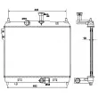 Radiateur, refroidissement du moteur NRF [53169]