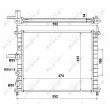 Radiateur, refroidissement du moteur NRF [53227]