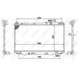 Radiateur, refroidissement du moteur NRF [53440]