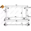 Radiateur, refroidissement du moteur NRF [53465]