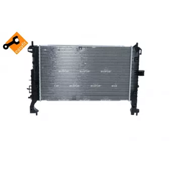 Radiateur, refroidissement du moteur NRF 53475 pour OPEL MERIVA 1.7 CDTI - 125cv