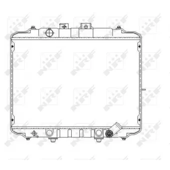 Radiateur, refroidissement du moteur NRF 53650 pour HYUNDAI SATELLITE 2.4 - 112cv