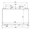 Radiateur, refroidissement du moteur NRF [53822]