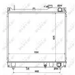 Radiateur, refroidissement du moteur NRF [53913]