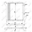 Radiateur, refroidissement du moteur NRF [54641]