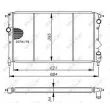 Radiateur, refroidissement du moteur NRF [54650]