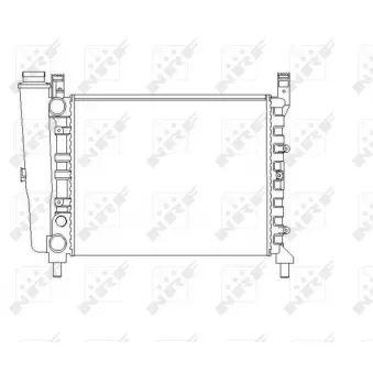 Radiateur, refroidissement du moteur NRF OEM 5938962