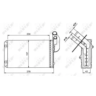Système de chauffage NRF OEM 7701034551