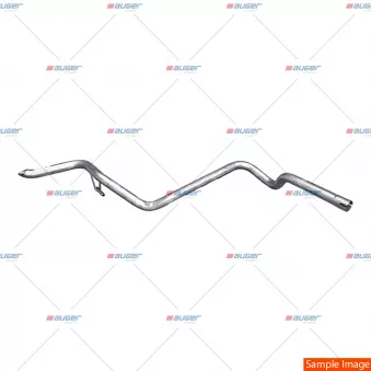 Tuyau d'échappement AUGER [89841]