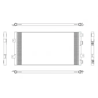 Condenseur, climatisation NRF OEM 4758305AE