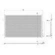 Condenseur, climatisation NRF [350426]