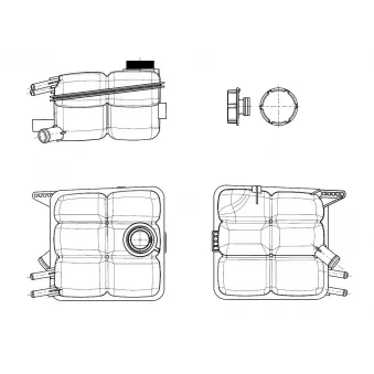 Vase d'expansion, liquide de refroidissement NRF OEM 1425193