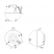Vase d'expansion, liquide de refroidissement NRF [454082]