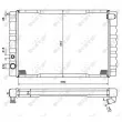 Radiateur, refroidissement du moteur NRF [505402]