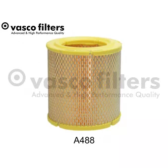 Filtre à air DAVID VASCO A488 pour FIAT ARGENTA 2500 Turbodiesel - 90cv