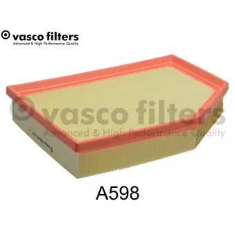 Filtre à air DAVID VASCO A598 pour VOLVO V40 T5 - 245cv