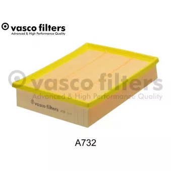 Filtre à air DAVID VASCO A732 pour VOLKSWAGEN TRANSPORTER - COMBI 2.5 - 115cv