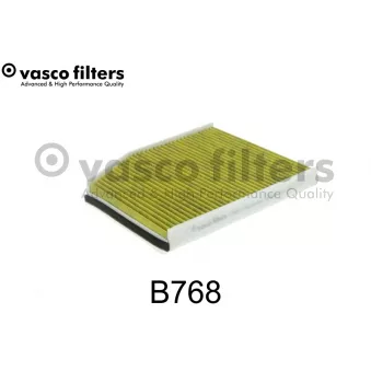 Filtre, air de l'habitacle DAVID VASCO B768 pour FORD TRANSIT CUSTOM 1.0 EcoBoost PHEV - 125cv