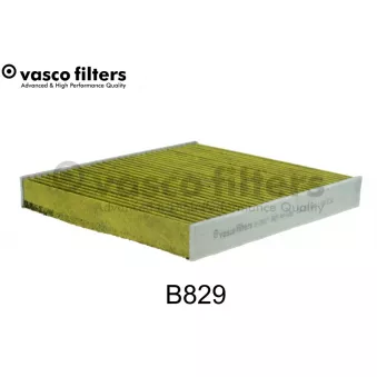 Filtre, air de l'habitacle DAVID VASCO B829 pour CITROEN JUMPY 1.5 TSI - 150cv