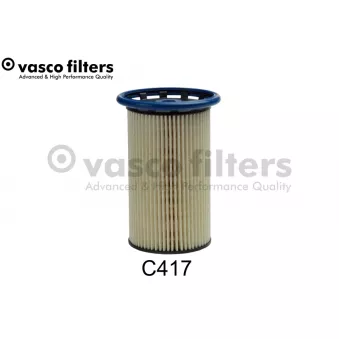 Filtre à carburant DAVID VASCO C417 pour VOLKSWAGEN SHARAN 2.0 TDI 4motion - 177cv