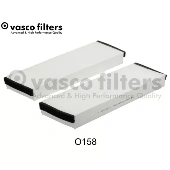 Filtre, air de l'habitacle DAVID VASCO O158 pour AUDI A6 2.0 TDI - 170cv