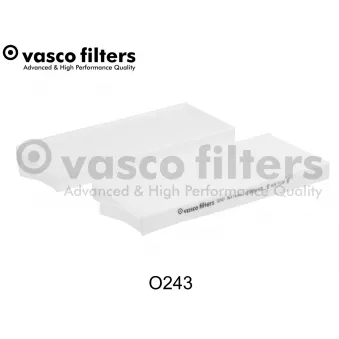 Filtre, air de l'habitacle DAVID VASCO O243 pour NISSAN INTERSTAR dCi 180 - 179cv