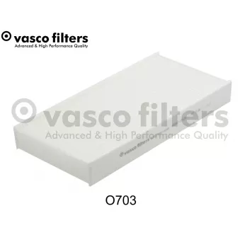 Filtre, air de l'habitacle DAVID VASCO O703 pour CITROEN C6 2.7 HDI - 204cv