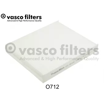 Filtre, air de l'habitacle DAVID VASCO O712 pour OPEL MOKKA / MOKKA X 1.6 CDTI 4x4 - 136cv