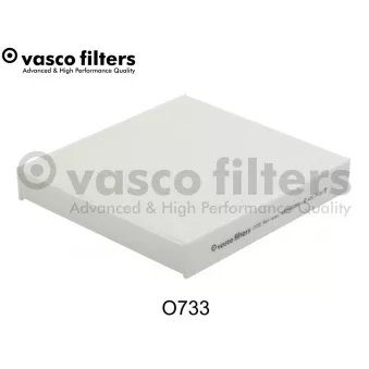 Filtre, air de l'habitacle DAVID VASCO O733 pour LANCIA YPSILON 1.3 Multijet - 95cv