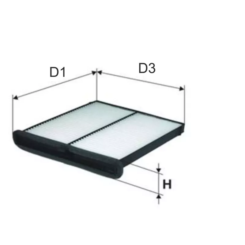 Filtre, air de l'habitacle DAVID VASCO O816 - Visuel 1