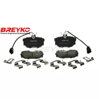 DAVID VASCO Q1326 - Jeu de 4 plaquettes de frein avant