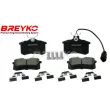 Jeu de 4 plaquettes de frein avant DAVID VASCO [Q1415]