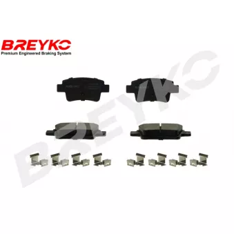 Jeu de 4 plaquettes de frein avant DAVID VASCO [Q1714]