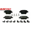 Jeu de 4 plaquettes de frein avant DAVID VASCO [Q1841]