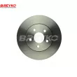Jeu de 2 disques de frein avant DAVID VASCO [T4218]